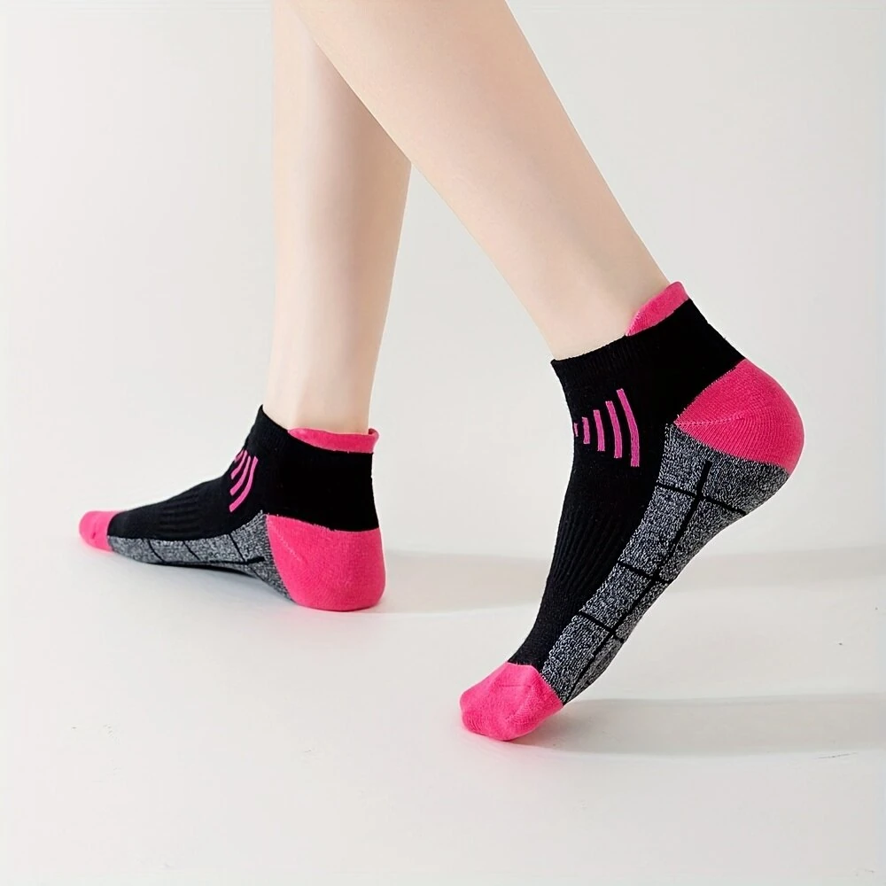 (image for) 6 Pairs Men's Ankle Socks, Anti Odor & Sweat Absorption Breathable Cotton Low Cut Socks Mens Sport Socks for Outdoor Running Cycling Hiking Wearing All Seasons Wearing