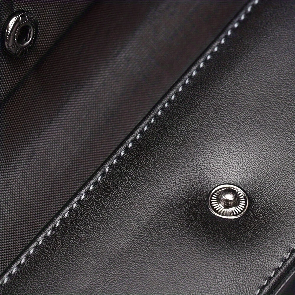 (image for) Hasp Reading Glasses Case Hung On the Belt Leather Waistpack Sunglasses Storage Box for Everyday Use